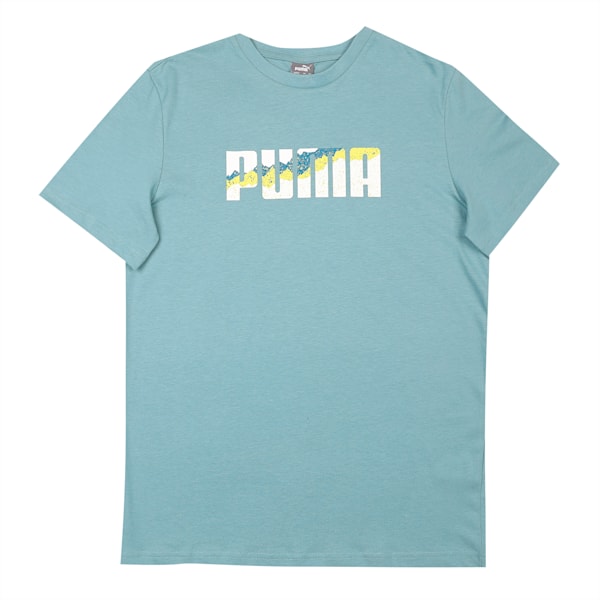 Graphic Logo Youth Regular Fit T-Shirt, Mineral Blue, extralarge-IND