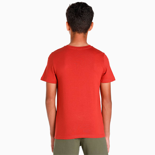 Graphic Box Logo Youth Regular Fit T-Shirt, Chili Oil, extralarge-IND