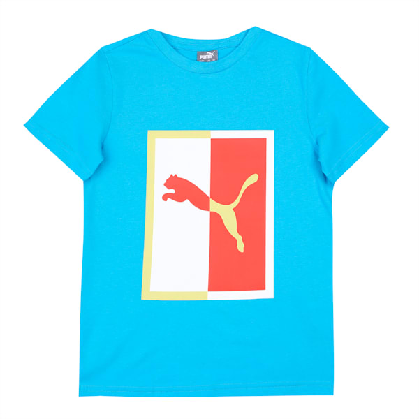 Graphic Box Logo Youth Regular Fit T-Shirt, Ocean Dive, extralarge-IND