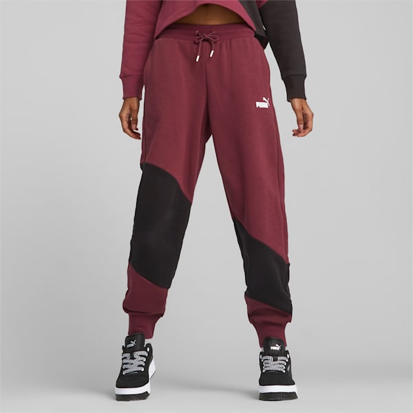 Power Cat Women's Trackpants, Dark Jasper, extralarge-IND