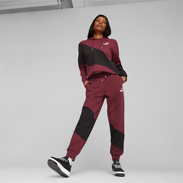 Power Cat Women's Trackpants, Dark Jasper, extralarge-IND