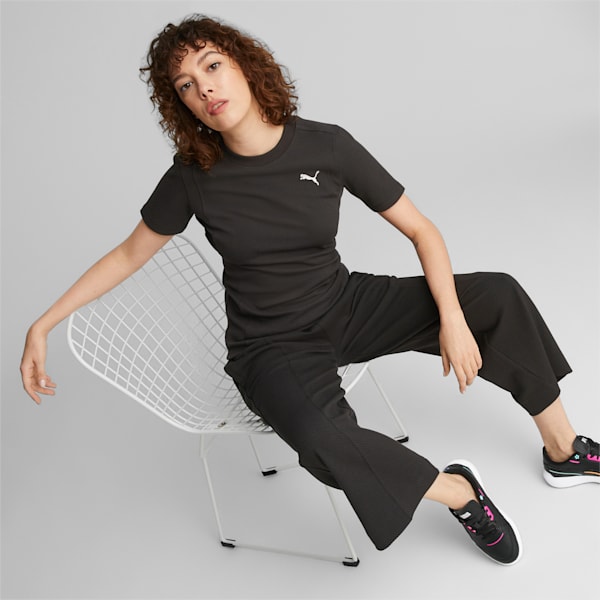 HER Women's Slim Fit T-Shirt, PUMA Black, extralarge-IND