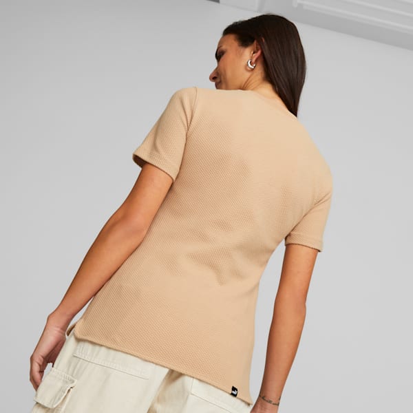 Playera estrecha Her para mujer, Dusty Tan, extralarge