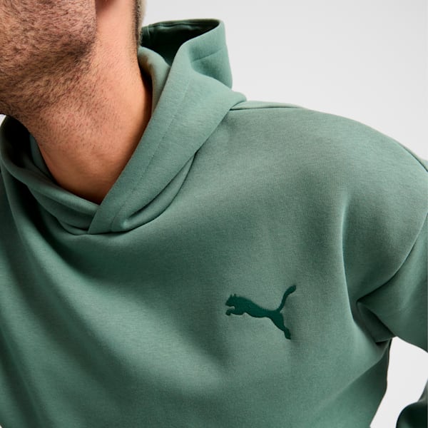 Mens pink puma hoodie top