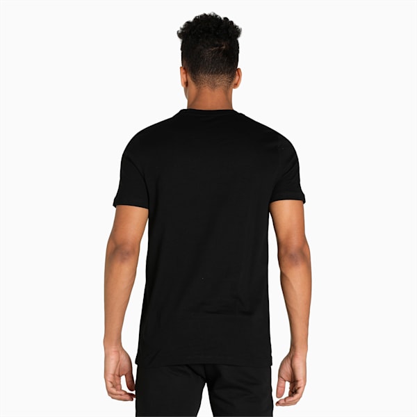 PUMA x Dream11 Graphic Men's Slim Fit T-Shirt, Puma Black, extralarge-IND