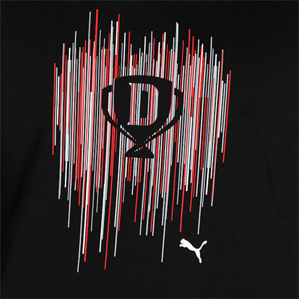 PUMA x Dream 11 Graphic Men's Slim Fit T-Shirt, Puma Black, extralarge-IND