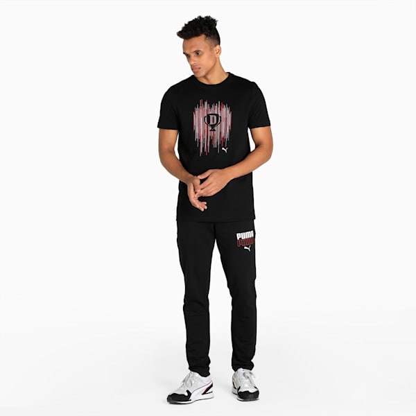 PUMA x Dream 11 Graphic Men's Slim Fit T-Shirt, Puma Black, extralarge-IND
