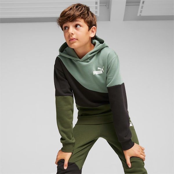 POWER CAT Hoodie Youth, Myrtle, extralarge-GBR