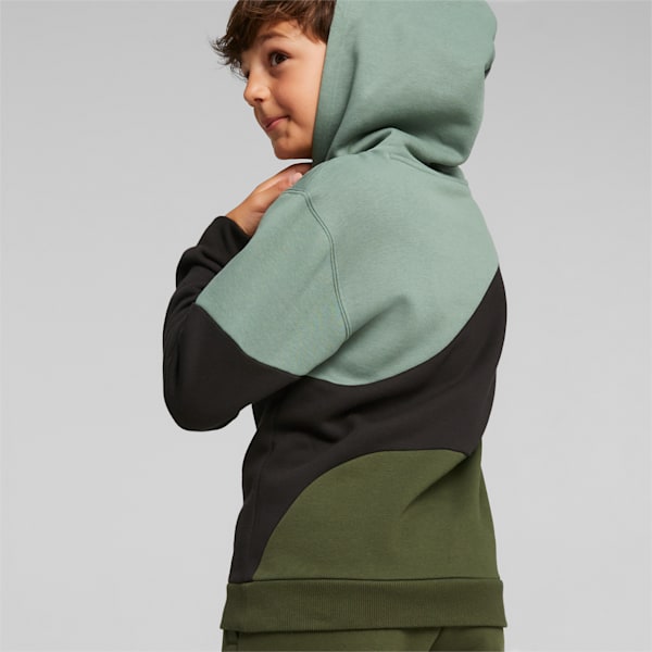 POWER CAT Hoodie Youth, Myrtle, extralarge-GBR