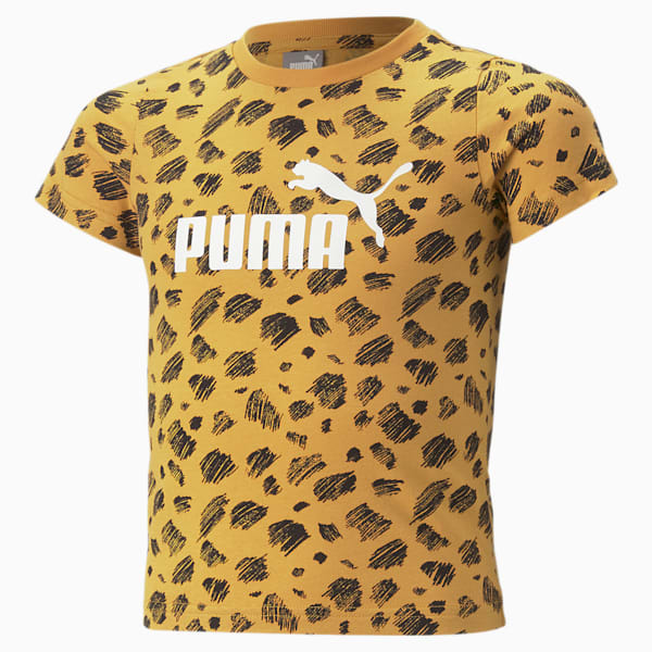 PUMA MATES Kids' Printed Regular Fit T-Shirt, PUMA Black, extralarge-AUS