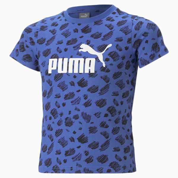 PUMA MATES Kids' Printed Regular Fit T-Shirt, Royal Sapphire, extralarge-IND