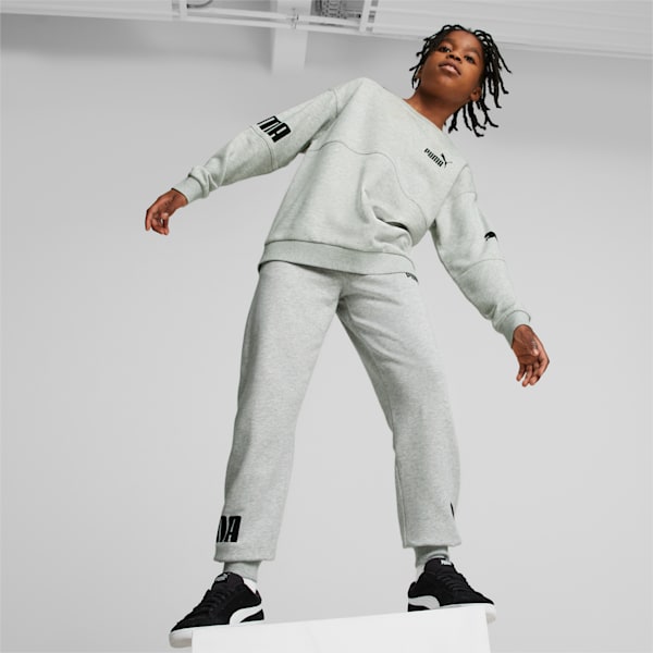 Pants de deporte juveniles POWER, Light Gray Heather, extralarge