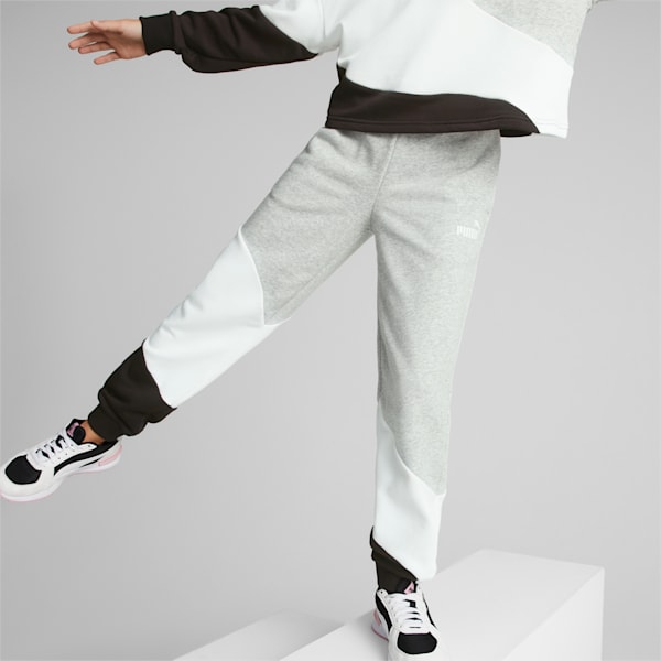 POWER Cat Pants Youth, Light Gray Heather, extralarge