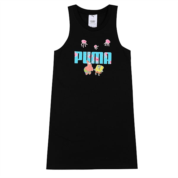 PUMA x SPONGEBOB Kids' Slim Fit Dress, PUMA Black, extralarge-IND