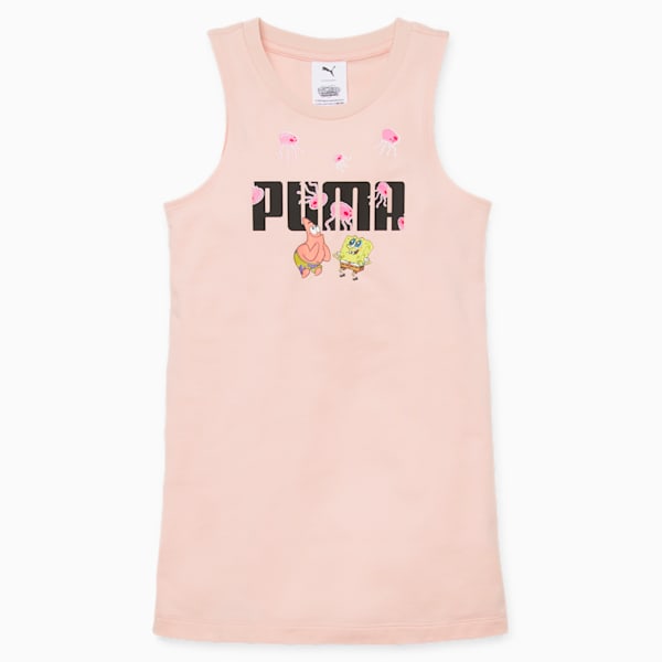 PUMA x SPONGEBOB Little Kids' Tank Dress, Rose Dust