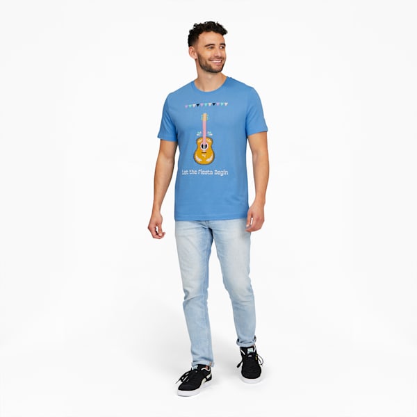 Let The Fiesta Begin Men's Tee, Dusky Blue, extralarge