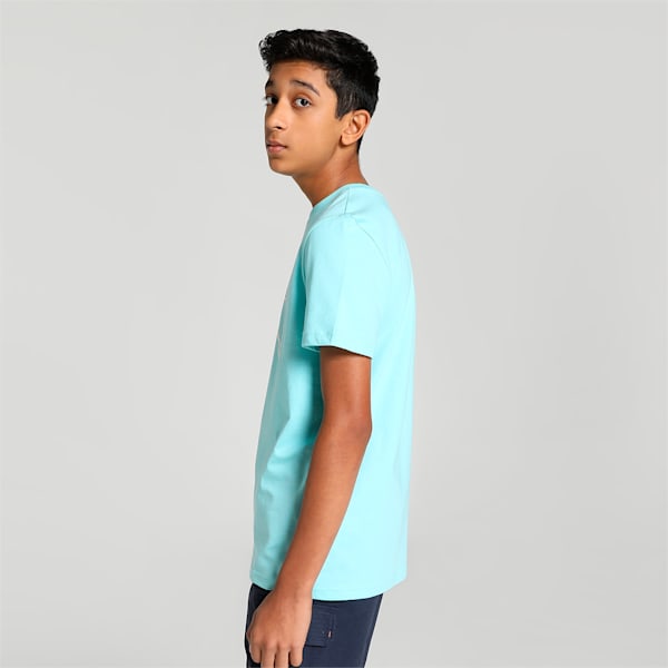 Shaded Cat Regular Fit T-Shirt, Angel Blue, extralarge-IND