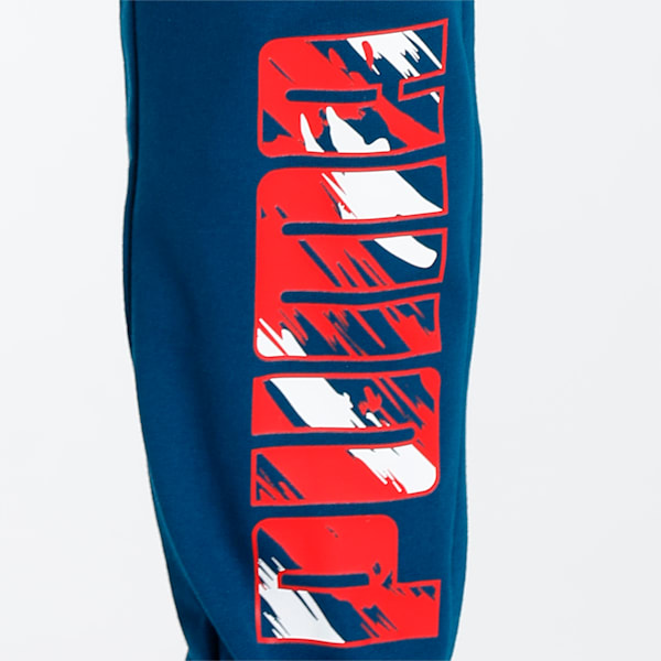 PUMA Graphic Youth Regular Fit Pants, Sailing Blue, extralarge-IND
