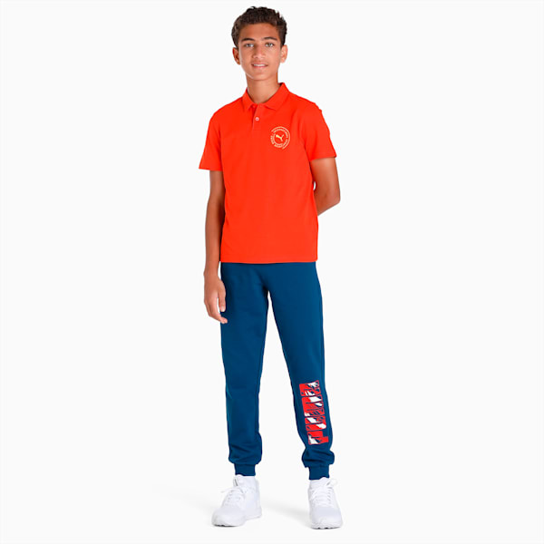 PUMA Graphic Youth Regular Fit Pants, Sailing Blue, extralarge-IND