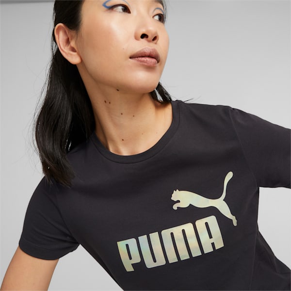 Essentials+ Nova Shine Women's Regular Fit T-Shirt, PUMA Black, extralarge-IND