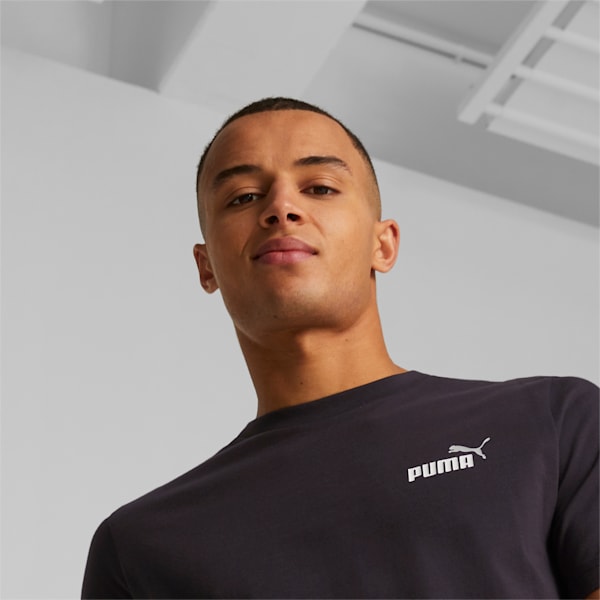 Essential+ 2 Col Small Logo T-Shirt, PUMA Black-White, extralarge-AUS