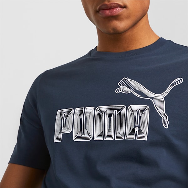 PUMA Graphics No. 1 Logo Men's Regular Fit T-Shirt, Dark Night, extralarge-IND