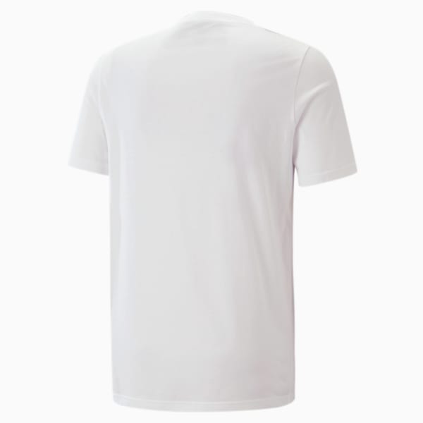 Camiseta de gráficos con diseño de gato para hombre, PUMA White, extralarge