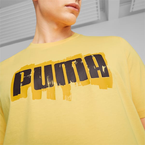 Graphics Wording Men's Regular Fit T-Shirt, Mustard Seed, extralarge-IND