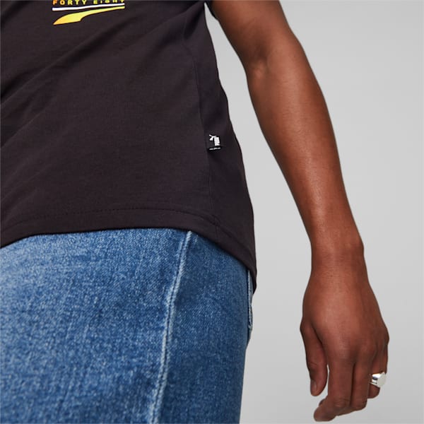 PUMA Graphics Multicolor Men's Regular Fit T-Shirt, PUMA Black, extralarge-IDN