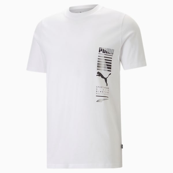 PUMA Graphics Multicolor Men's Regular Fit T-Shirt, PUMA White, extralarge-IDN