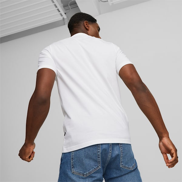 PUMA Graphics Multicolor Men's Regular Fit T-Shirt, PUMA White, extralarge-IND