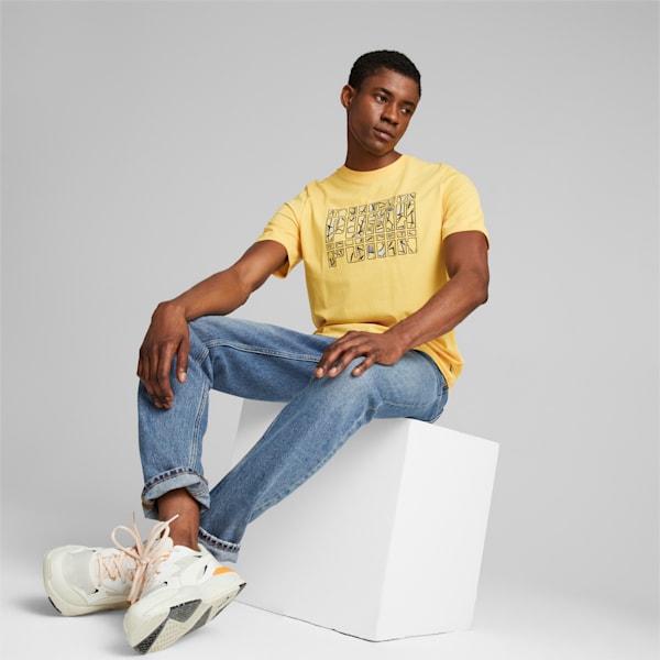 GRAPHICS Summer Men's Regular Fit T-Shirt, Mustard Seed, extralarge-IDN