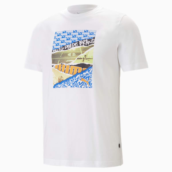 Graphics Photoprint Men's Regular Fit T-Shirt, PUMA White, extralarge-IND