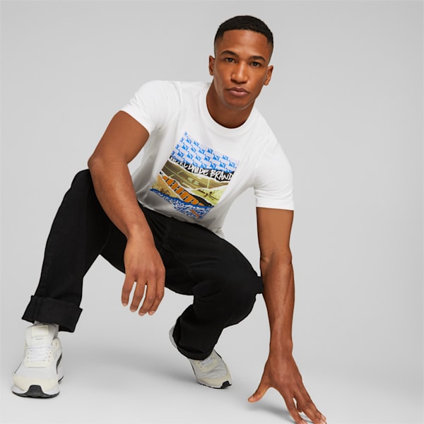 Graphics Photoprint Men's Regular Fit T-Shirt, PUMA White, extralarge-IND