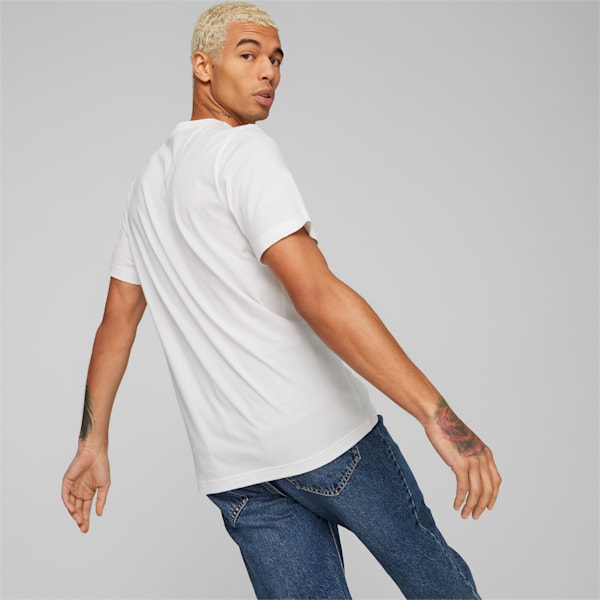 PUMA Graphics Retro Men's Regular Fit T-Shirt, PUMA White, extralarge-IND