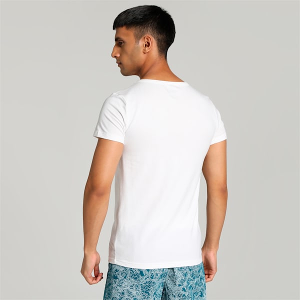 Men's Crew-Neck Vests Pack of 2 with EVERFRESH Technology, PUMA White-PUMA Black, extralarge-IND