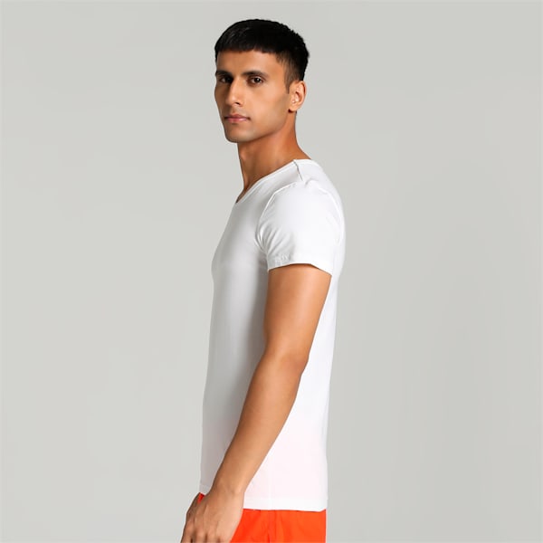 Men's V-Neck Vests Pack of 2 with EVERFRESH Technology, PUMA White-PUMA White, extralarge-IND
