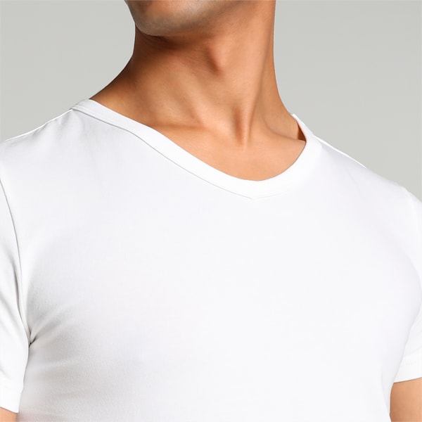 Men's V-Neck Vests Pack of 2 with EVERFRESH Technology, PUMA White-PUMA White, extralarge-IND