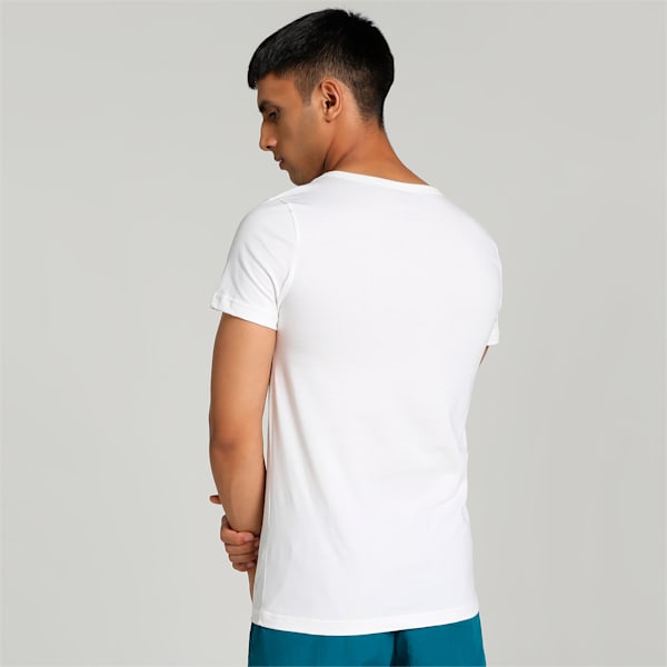 Basic Crew-Neck Men's Vests Pack of 2 with EVERFRESH Technology, PUMA White-PUMA White, extralarge-IND