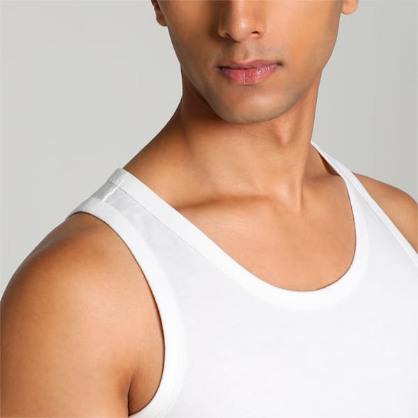 Basic Crew-Neck Vest with EVERFRESH Technology Pack of 3, PUMA White-PUMA White-PUMA White, extralarge-IND