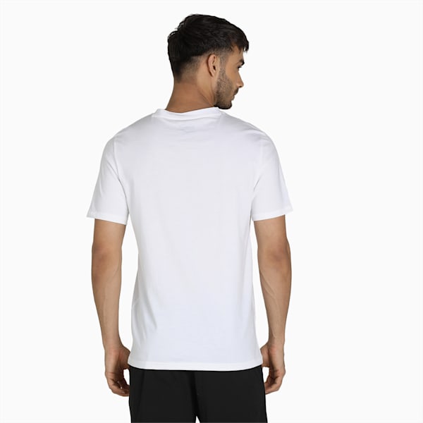 Men's V-Neck T-Shirts Pack of 2, PUMA White-PUMA Black, extralarge-IND