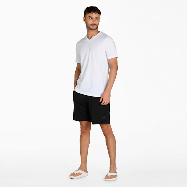 V-Neck Men's T-Shirts Pack of 2, PUMA White-PUMA Black, extralarge-IND
