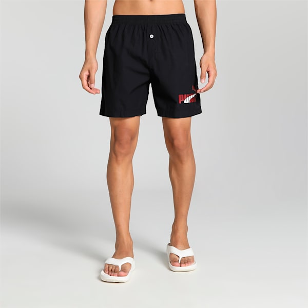 Men's Woven Boxers, PUMA Black, extralarge-IND
