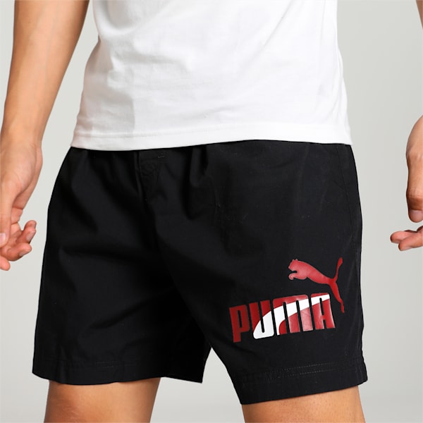 Men's Woven Boxers, PUMA Black, extralarge-IND