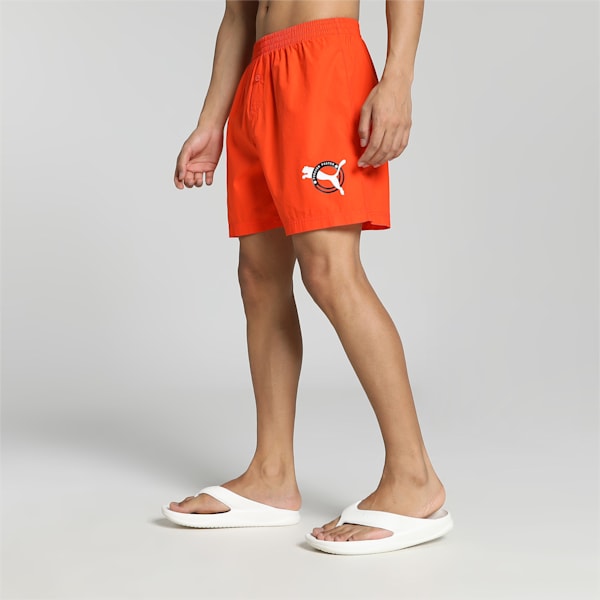 Men's Basic Woven Boxers, Deep Apricot, extralarge-IND