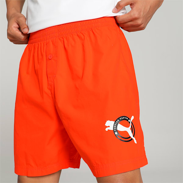 PUMA Woven Men's Boxers Pack of 1, Deep Apricot, extralarge-IND