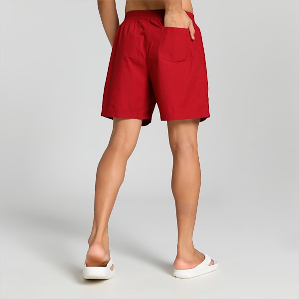 Men's Woven Boxers Pack of 2, PUMA Black-Rhubarb, extralarge-IND