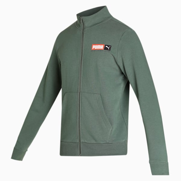 Essentials Men's Logo Jacket, Thyme, extralarge-IND
