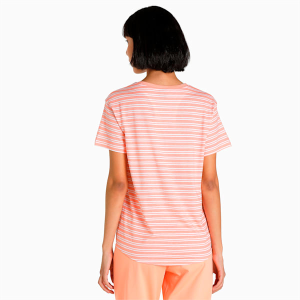 Essential AOP Sleeveless Women's T-Shirt, Peach Pink, extralarge-IND