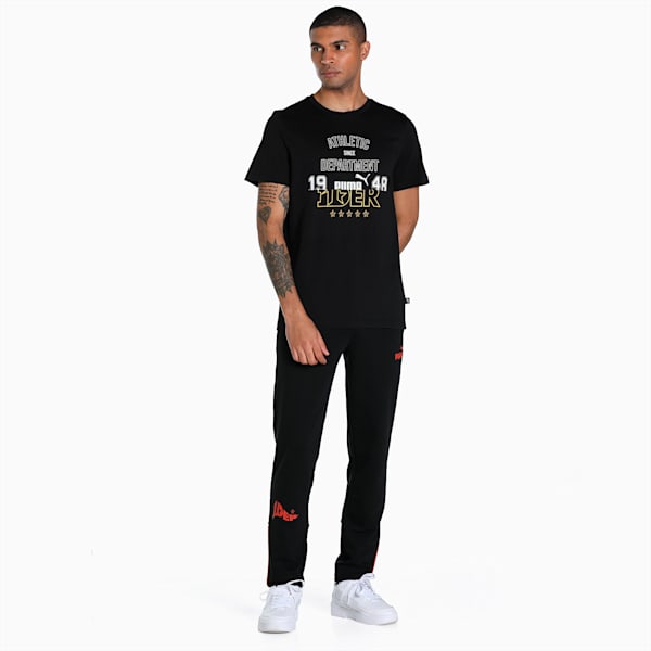 PUMAx1DER Varsity Men's Slim Fit T-Shirt, Puma Black, extralarge-IND